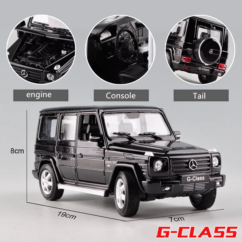 Модель автомобиля welly 1:24 Mercedes-Benz G500 G55 модель из сплава имитация украшения