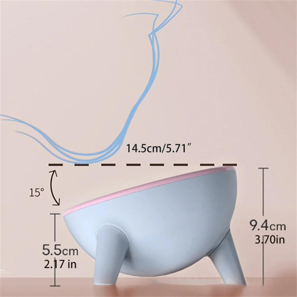 

Prevention Dish Pet Backflow Cats Tilted Elevated Raised