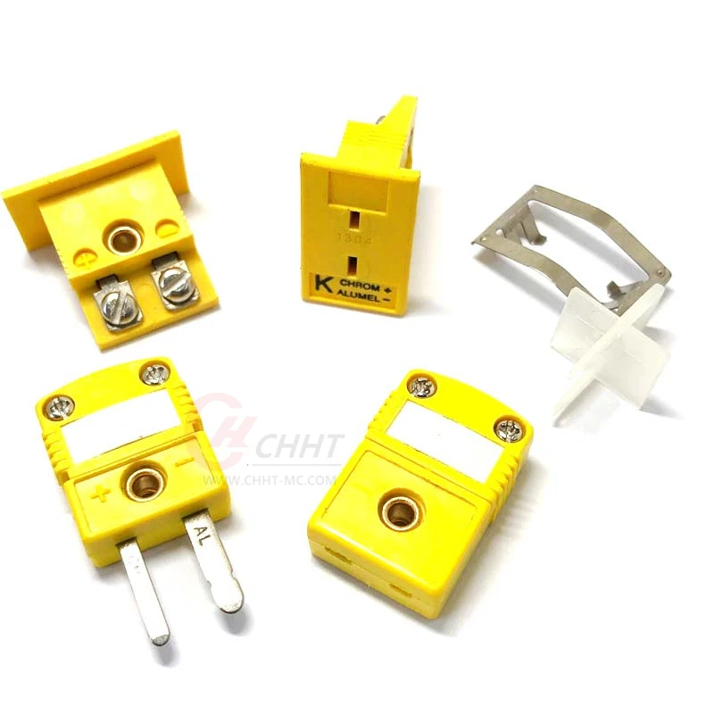 K-Type желтый мини штекер и гнездо разъем термопары | Строительство ремонт