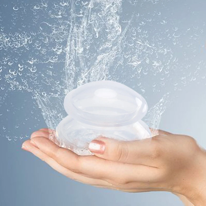 Силиконовые массажные чашки набор влагопоглотитель антицеллюлитный массажер