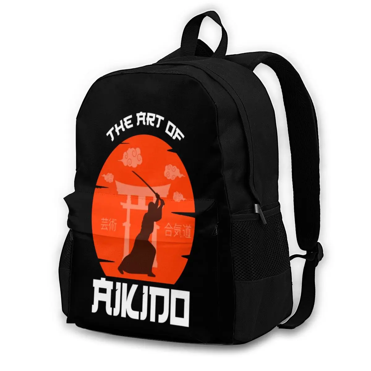 

Aikido Backpacks Large Leisure Polyester Backpack Workout Tourist Bags