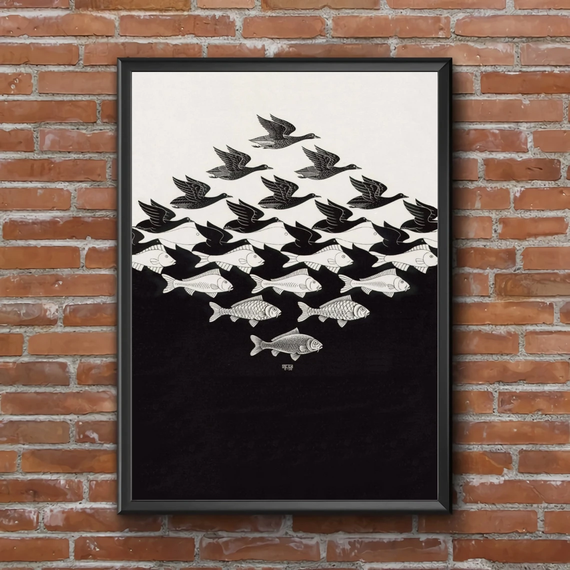 

Sky & Water, 1938 M.C. Escher Movie Poster Wall Painting Home Decoration (No Frame)