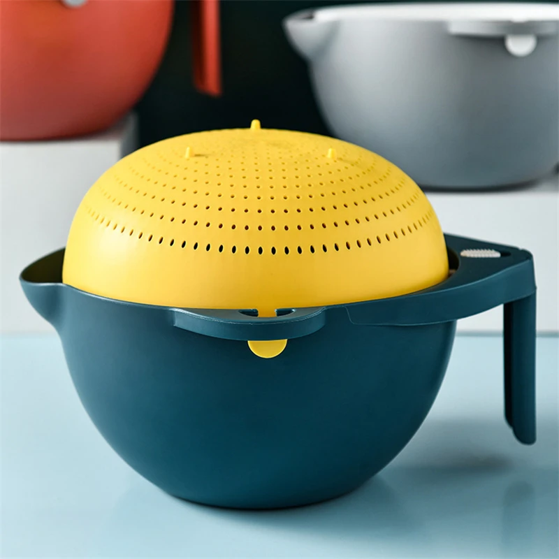 2 в 1 дренажная корзина двухслойный резак измельчитель нарезка овощей терка