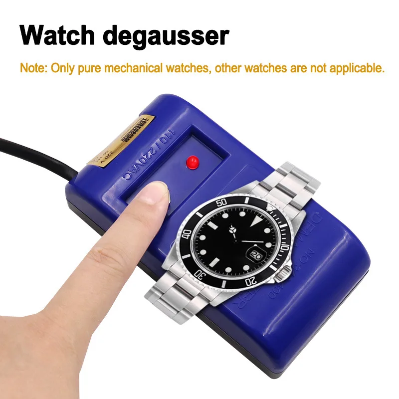 Professional Watch Demagnetizer Repair Screwdriver Tweezers Electrical Demagnetize Tool Horloge Gereedschap for Watchmaker |