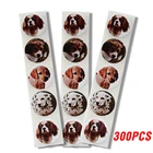 50-500 шт., наклейки для ноутбука, с мультяшными животными