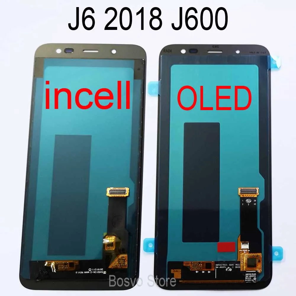 ЖК-экран с сенсорным дигитайзером в сборе для Samsung J6 2018 J600 J600F |