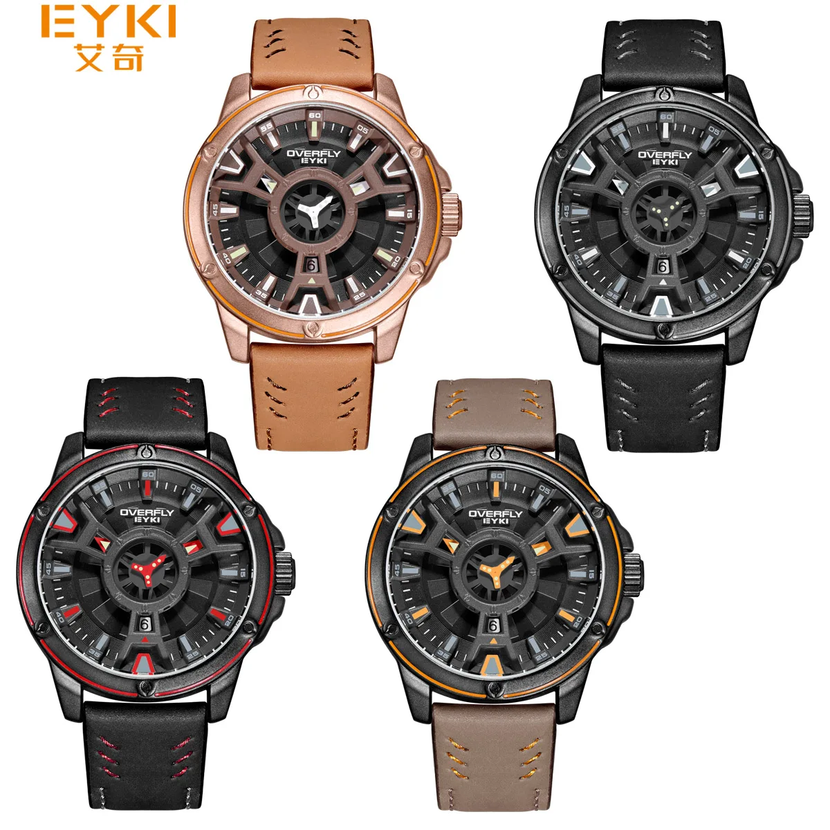 

Quartz Watch Men's Belt Outdoor Sports Quartz Watch Waterproof Fashion Trend Men's Watch Wrist Watch