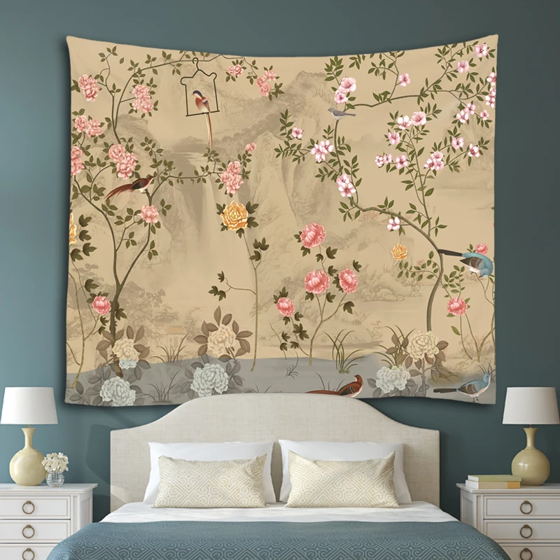 Индийский гобелен 3 размера настенные гобелены богемный домашний декор пляжное