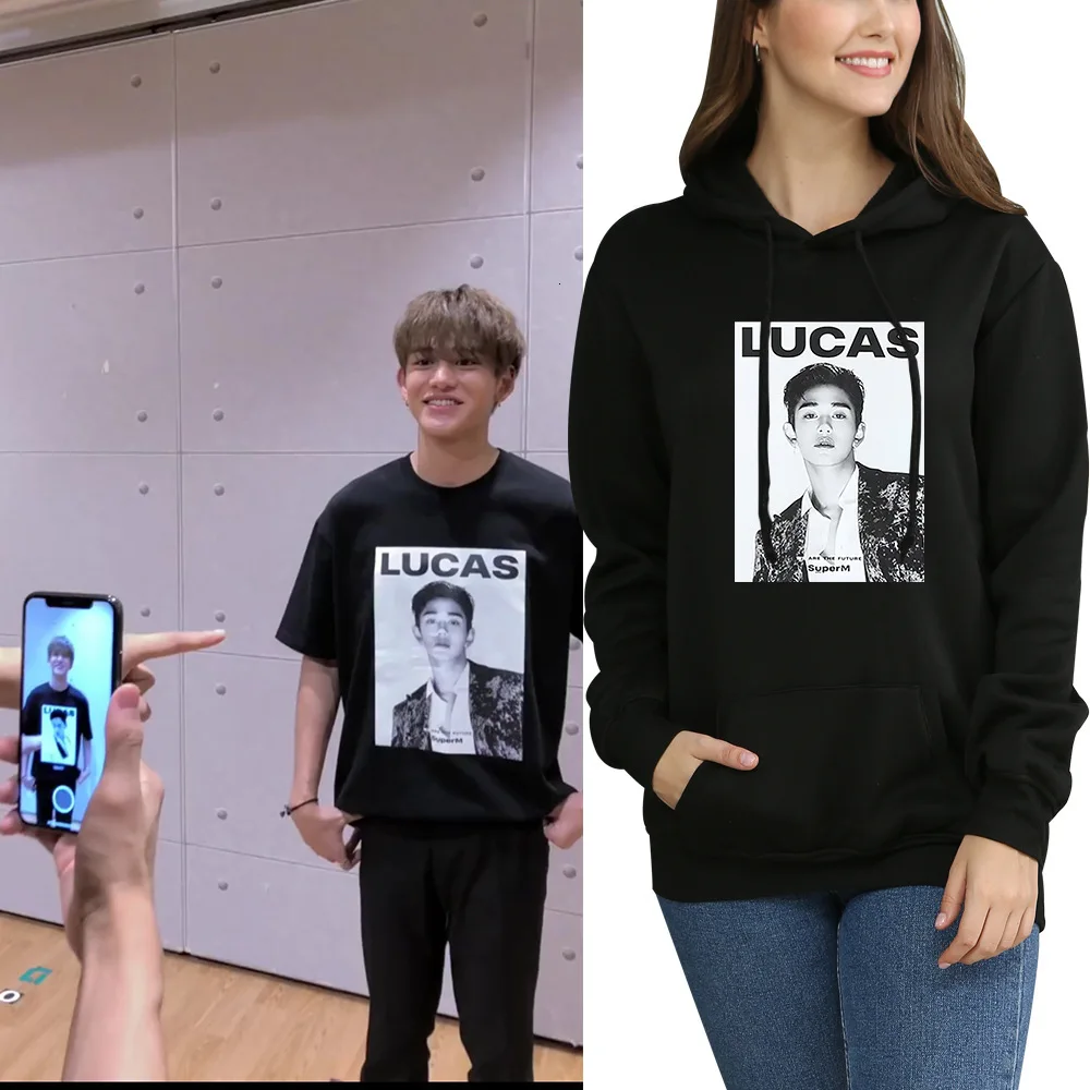 

Super M New Album Sweatshirt Kawaii Hooded Women Harajuku Hip Hop Hoodies Sweatshirts 2019 Jopping We Are The Future