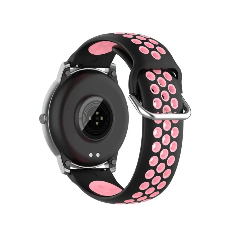 

Strap For For Haylou Solar LS05 Smart Watch Silicone Wristband Bracelet Replacement Wrist Two-color Strap For Haylou Solar LS05