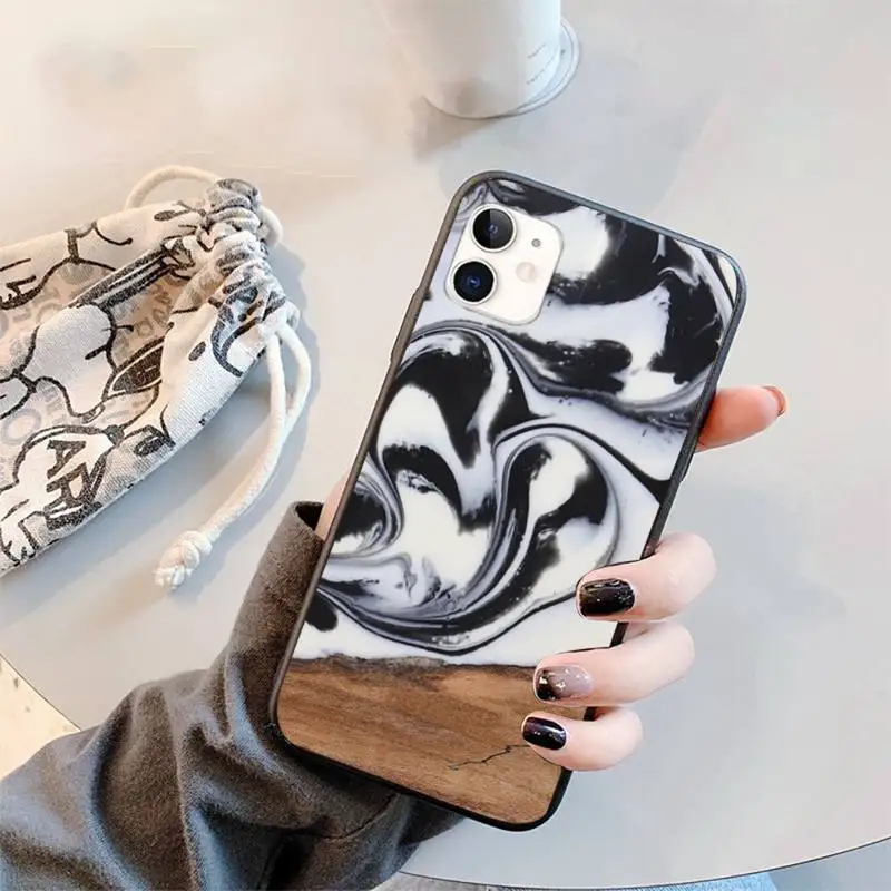 

carved tree buirl design grain Phone Case for iPhone 11 12 mini pro XS MAX 8 7 6 6S Plus X 5S SE 2020 XR