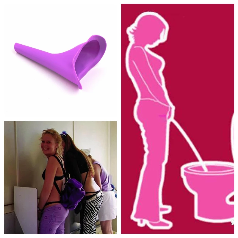 Urination Silica gel Toilet Urine Device Portable Female Women Camping Travel stand up & pee Urinal toilet outdoor sport travel | Спорт и