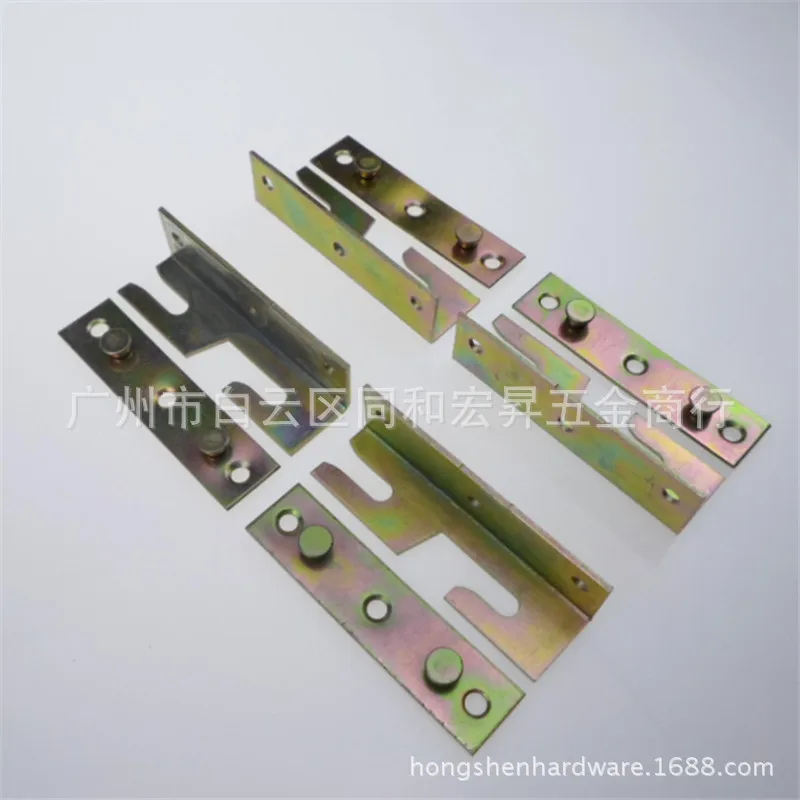 4 шт./компл. утолщенный крючок для кровати/4 дюймовый двойной подвешивания/железо