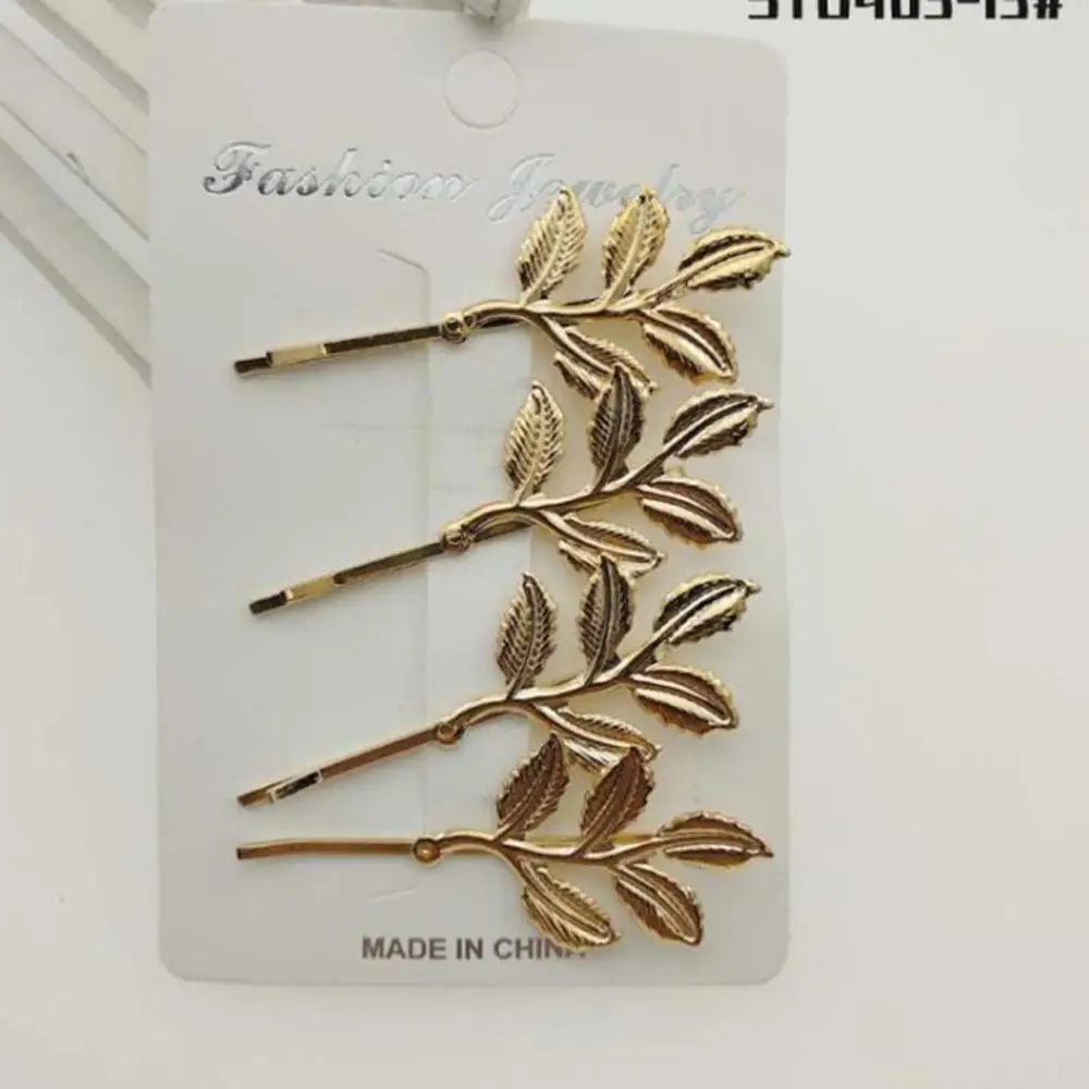 4 шт./компл. женские металлические заколки для волос в стиле ретро с жемчугом