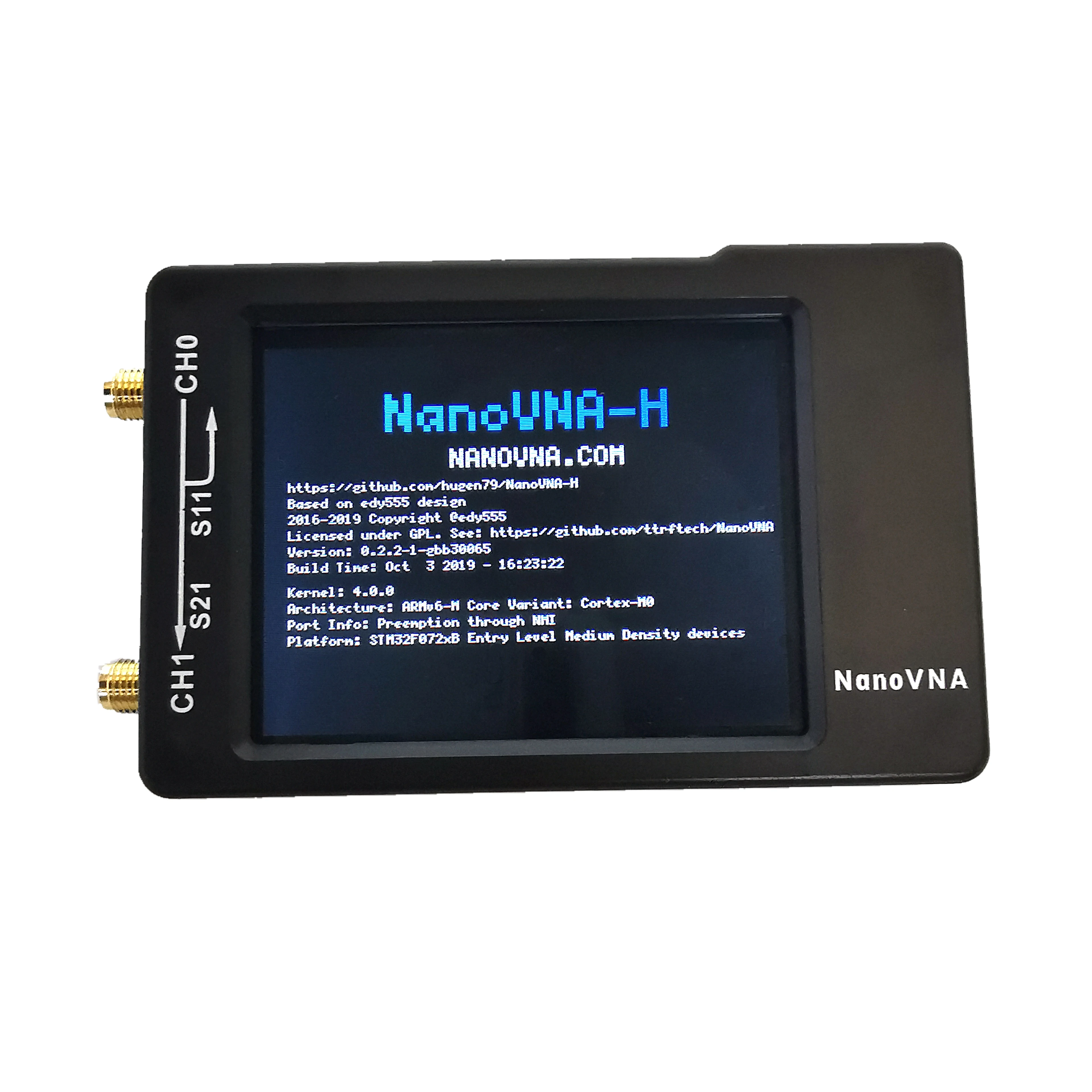 Векторный анализатор сети NanoVNA-H 50 кГц ~ 1 5 ГГц нано КВ УВЧ антенна + аккумулятор ЖК