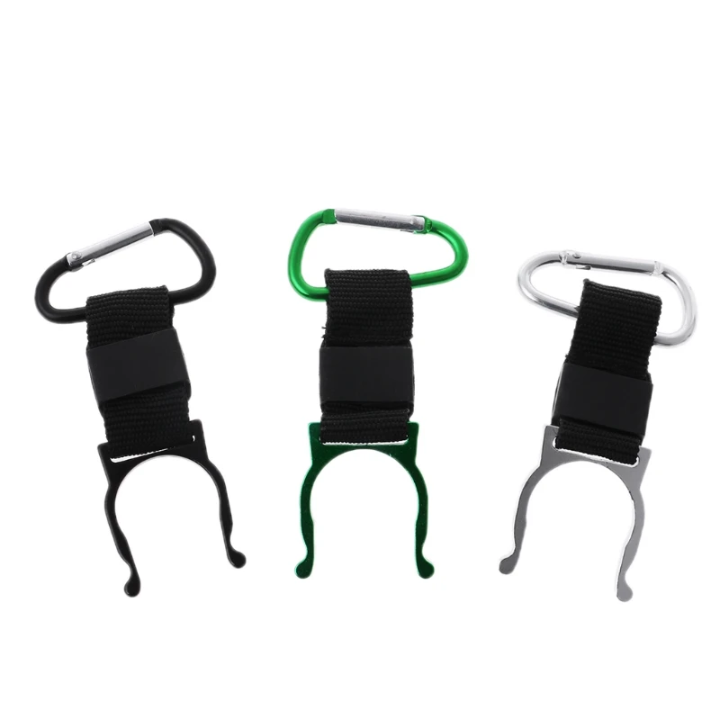 

Aluminum Alloy Buckle Hook Water Bottle Holder Compass Carabiner Backpack Hanger