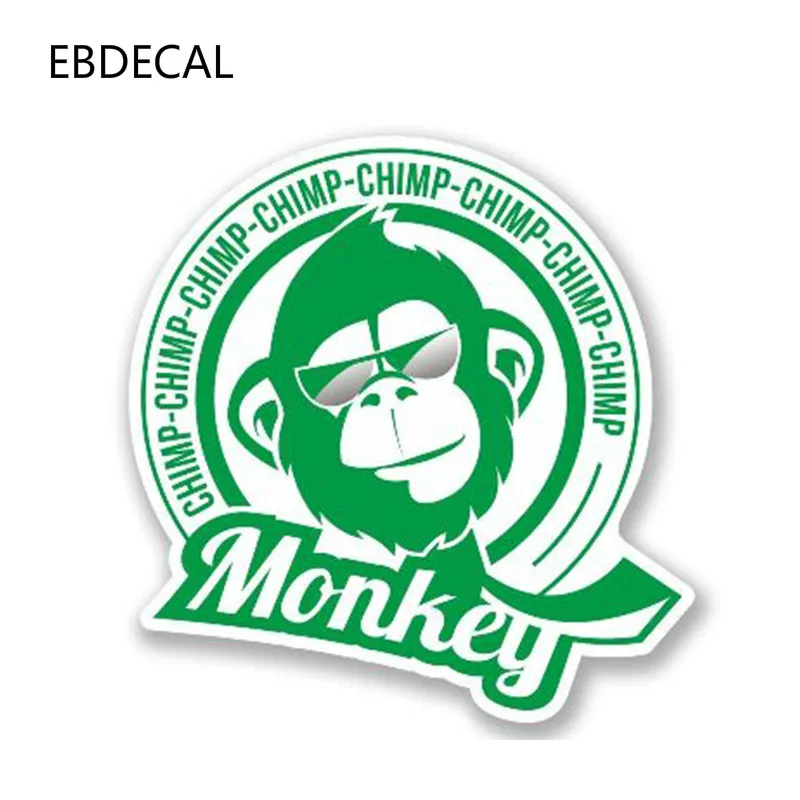 EBdecal мультфильм автомобиль Стайлинг Обезьяна для Авто/бампер/окно/наклейка на