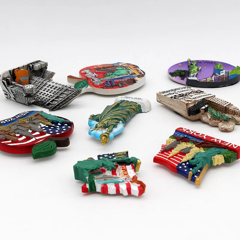 Магнитная магнитная наклейка на холодильник Статуя Свободы Атлантического