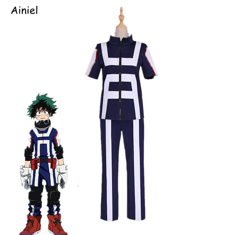 Мужская школьная форма для мальчиков с рисунком из аниме My костюм героя косплэй