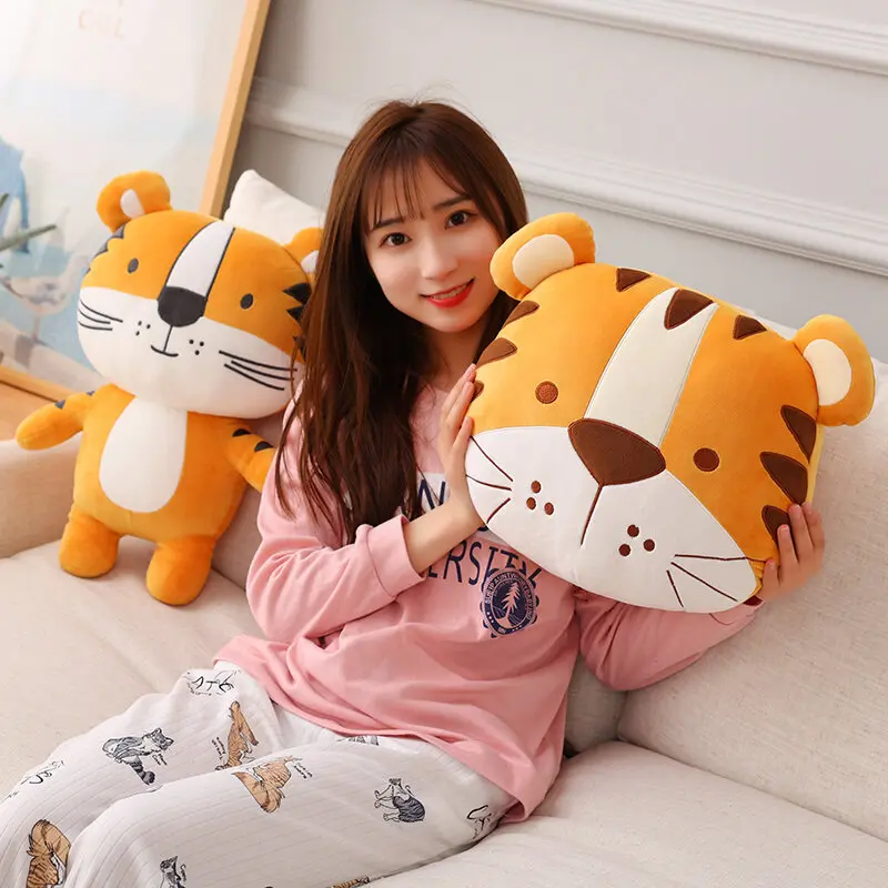 

Creative little tiger plush toy cute tiger year mascot cartoon doll new year zodiac doll gift