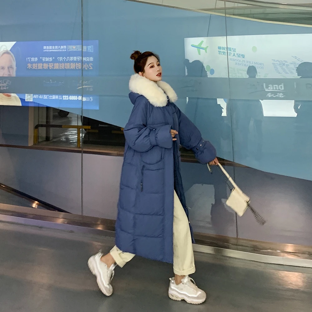 

of new fund of 2020 autumn winters is loose in the long cotton-padded jacket coat with thick winter winter jacket