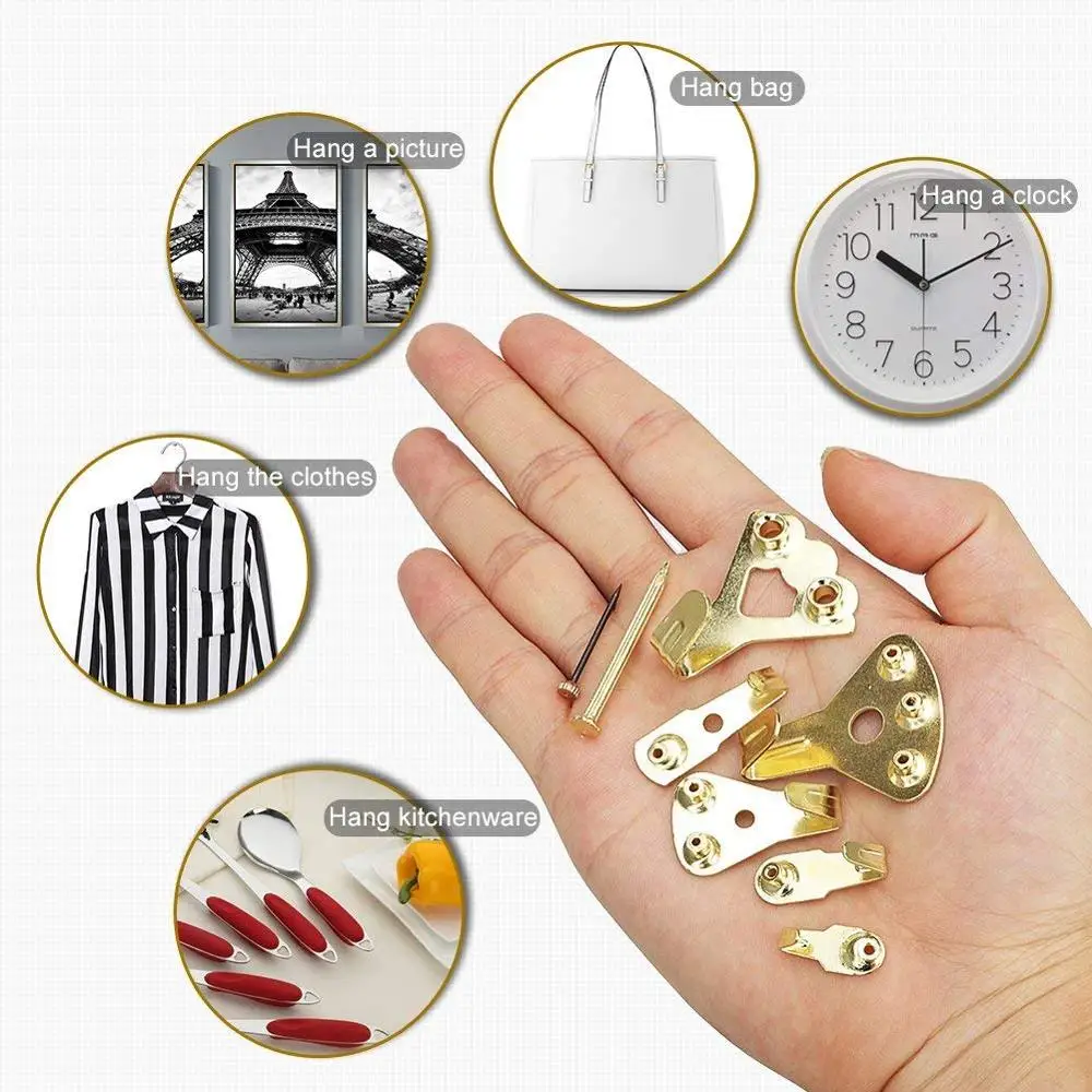 Вешалки Pcture 130 шт. универсальные крючки для картин Сверхмощный комплект