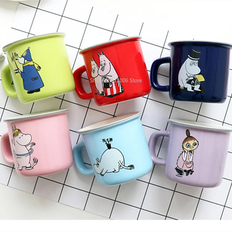 

Mug Valley Finland Troll Little My Lovely Family Milk Coffee Breakfast COPO Cup Christmas Gift Ceramic Products