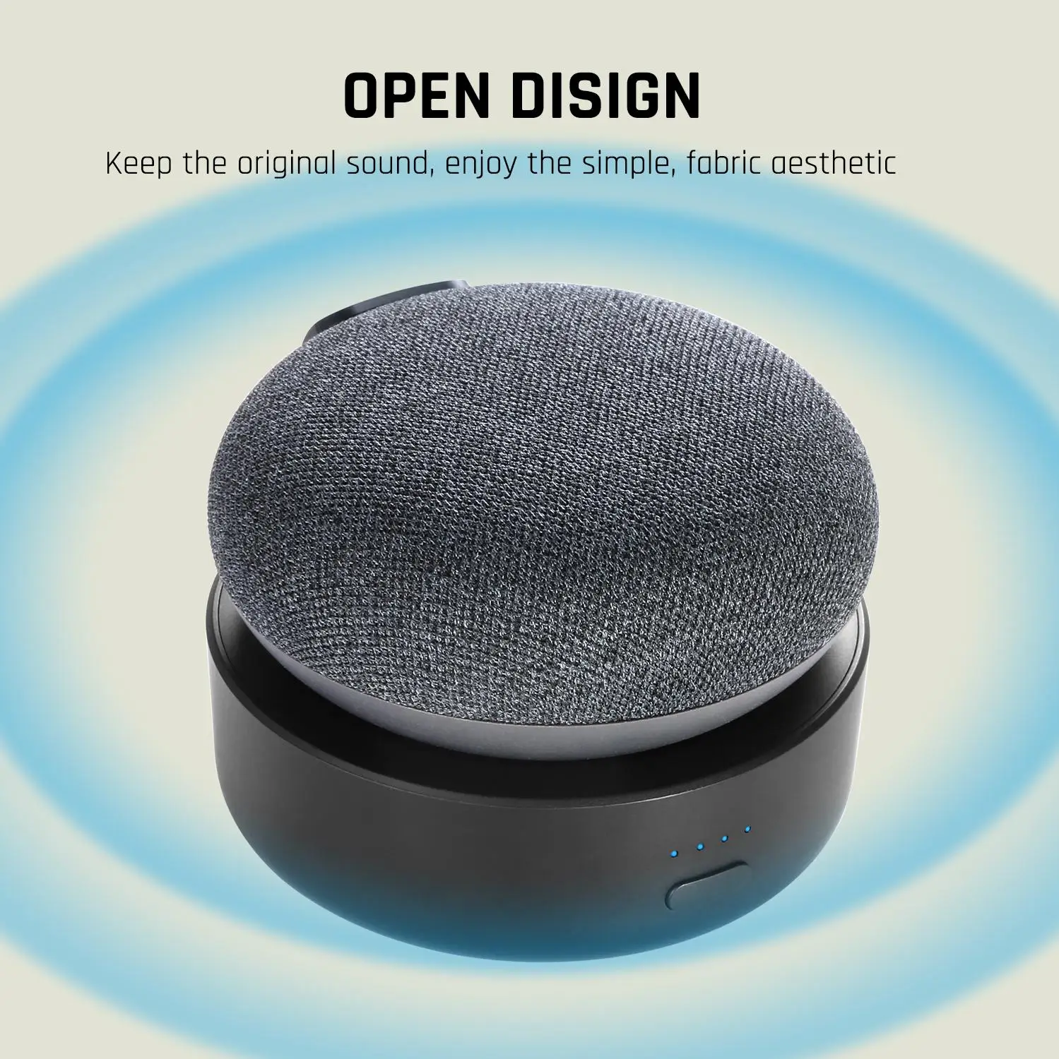 Аккумуляторное основание GGMM N2 для Google Nest Mini 2 подставка держатель голосовые
