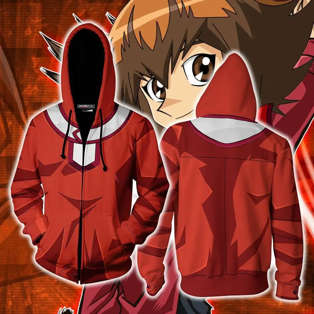 Костюм Yuki Jaden для косплея толстовка с капюшоном костюм дуэли монстров куртка из