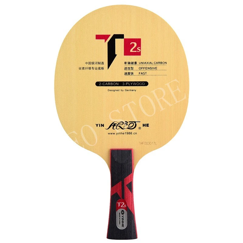 

Genuine Yinhe Galaxy T-2S T2S Table Tennis Blade (T2s,3wood + 2 carbokev) Ping Pong Racket Base Raquete De Ping Pong