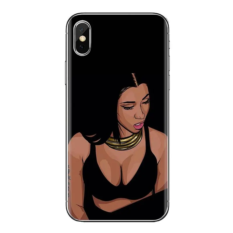 For Samsung Galaxy S2 S3 S4 S5 MINI S6 S7 edge S8 S9 Plus Note 2 3 4 5 8 Coque Fundas Nicki Minaj Young Money Girl Soft Bag Case |