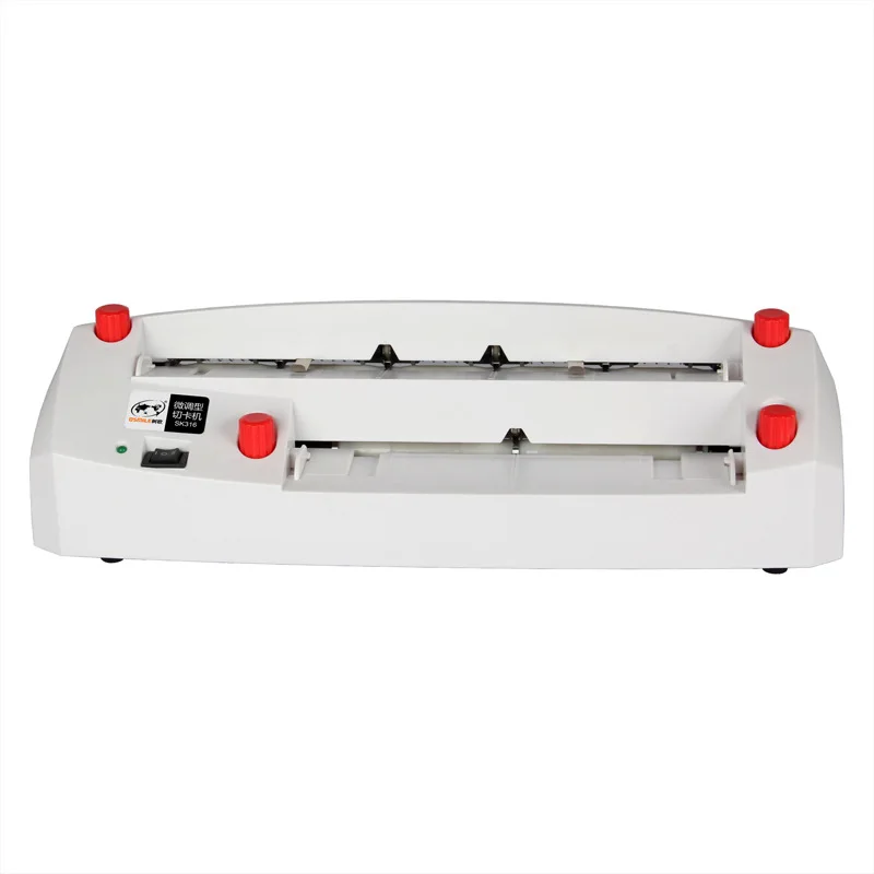 SK316 Automatic Electric Business Card Slicer Fretting Adjustable Right Angle Multinational Standard Size 300g Name Cutter | Компьютеры и