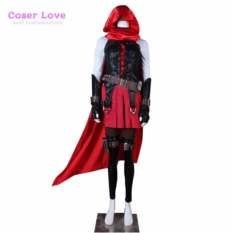 Рубиновая Роза Красная Шапочка 7 сезон косплей костюм карнавал Хэллоуин