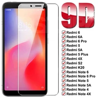 9d protective glass for xiaomi redmi 6 pro 6a 5 plus 5a 4x s2 k20 glass screen protector redmi note 6 5 5a 4x pro tempered glass