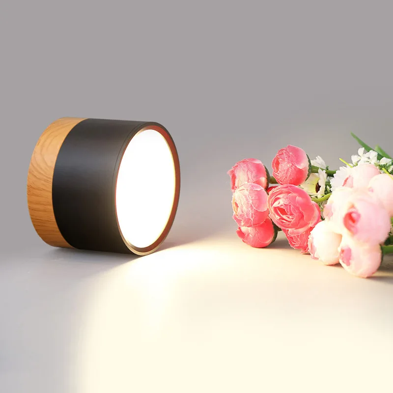 Светодиодный потолочный светильник с поверхностным креплением приглушаемая