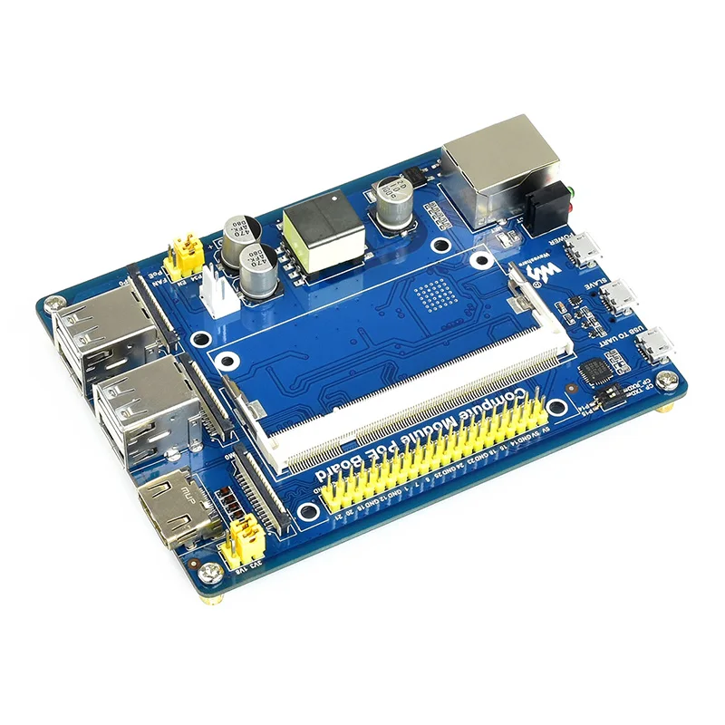 Вычислительный модуль IO Плата с функцией PoE для Raspberry Pi CM3 / CM3L + L|Аксессуары