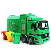 122 garbage car large size pretend play toy children simulation inertia garbage truck sanitation car toy