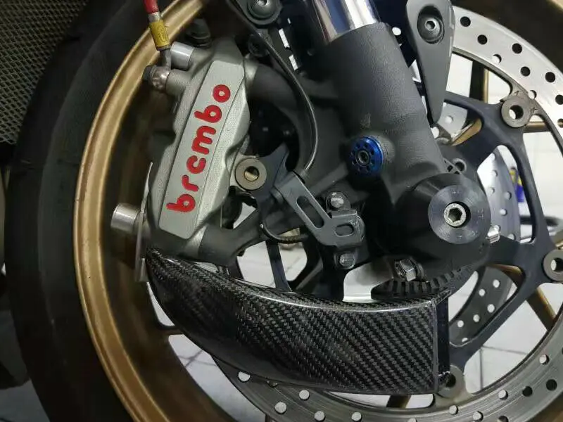 Суппорт тормоза из углеродного волокна для мотоцикла охлаждающий воздуховод