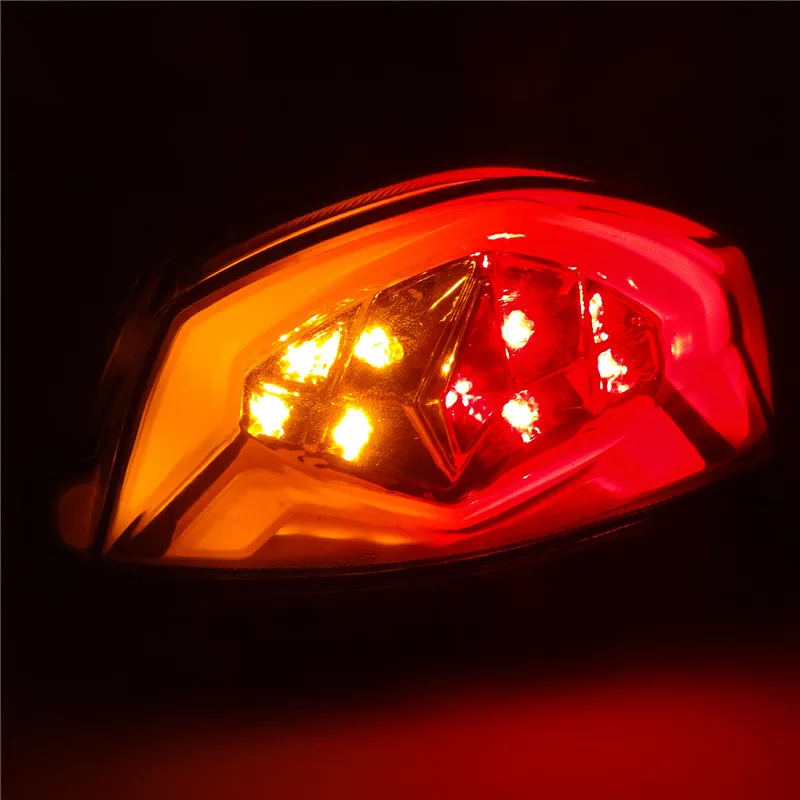 

Motorcycle Sequential LED Tail Lights Brake Rear Turn Signals Integrated Light for Suzuki GSXS 750 1000 F/Z 2017-2020