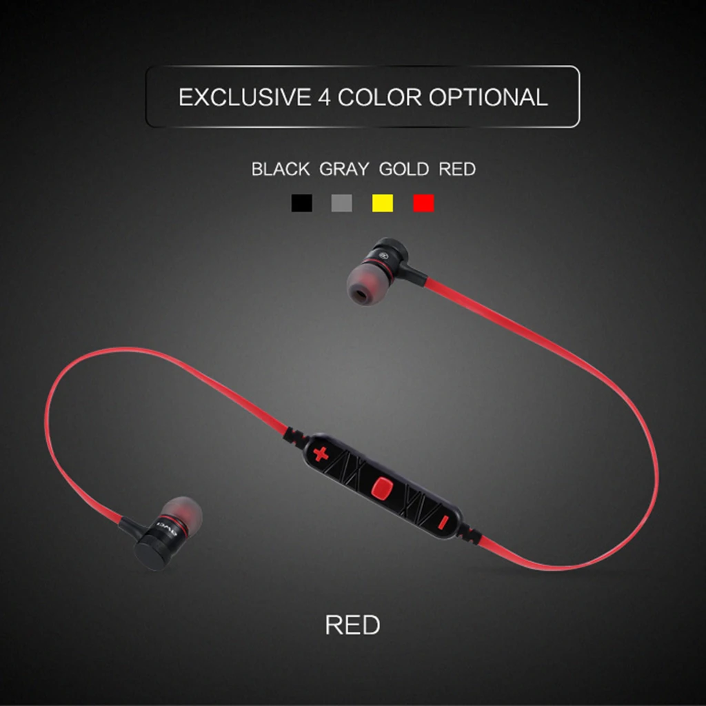 

Wireless Bluetooth Sport Stereo Earphone Noise Reduction Headset