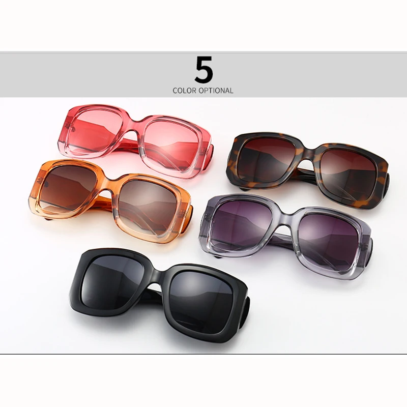 

2020 New Vintage Famous Luxury Brand Design Oversized Square Sunglasses Women Fashion Sexy Big Frame Sun Glasses For Female