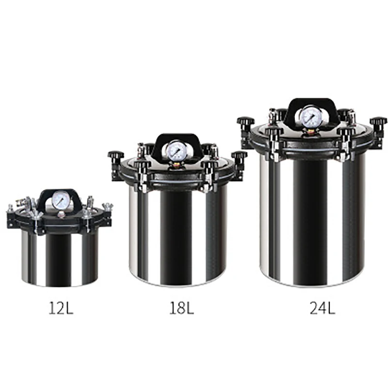 Портативный нагревательный Автоклав из нержавеющей стали 24 л стерилизатор