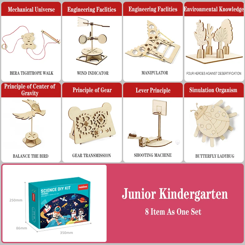 Hahowa деревянные игрушки для детей, Обучающие интерактивные Детские Обучающие научные технологии, детская игрушка, подарки на день рождения