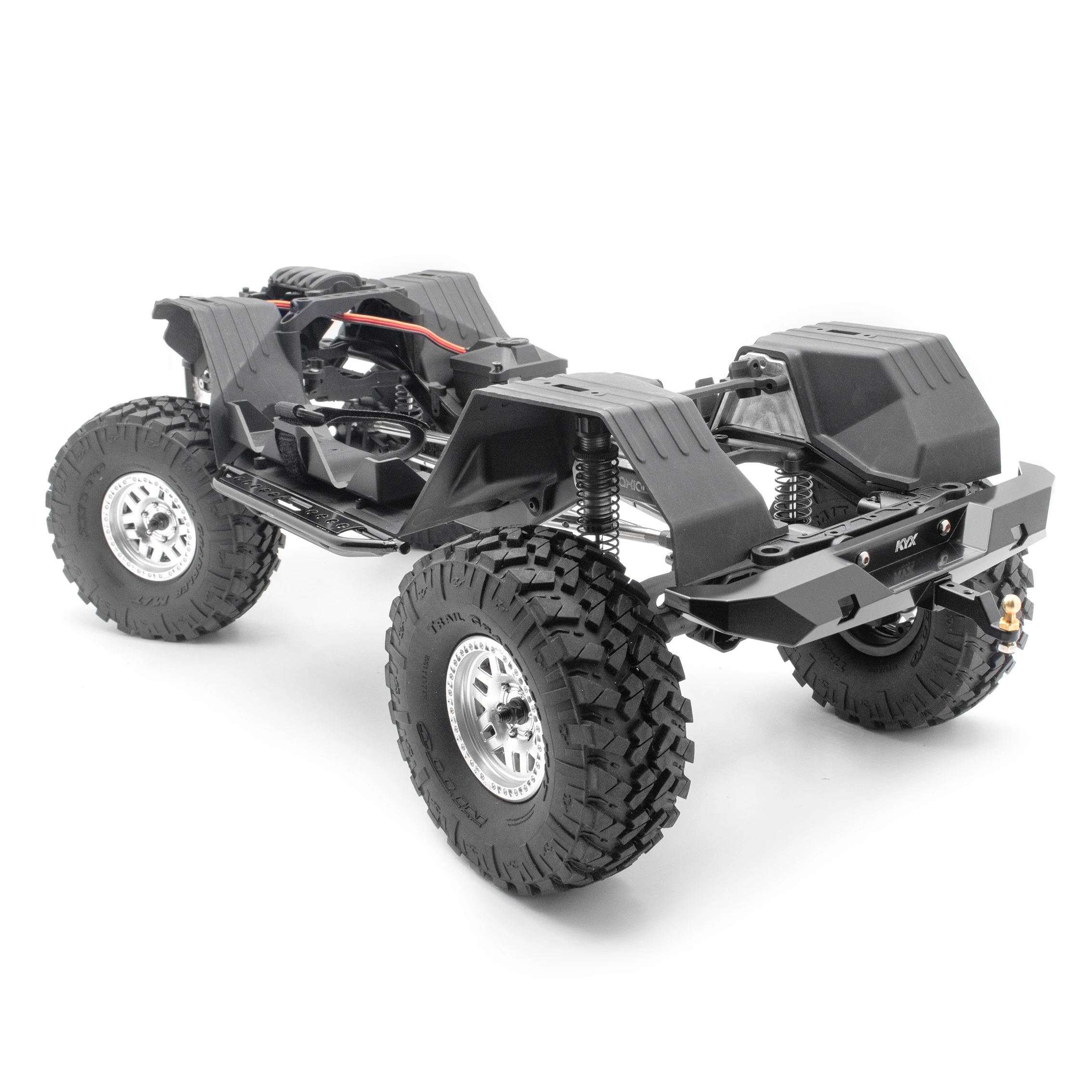 Металлический задний бампер с светильник для 1/10 RC Гусеничный автомобиль осевой