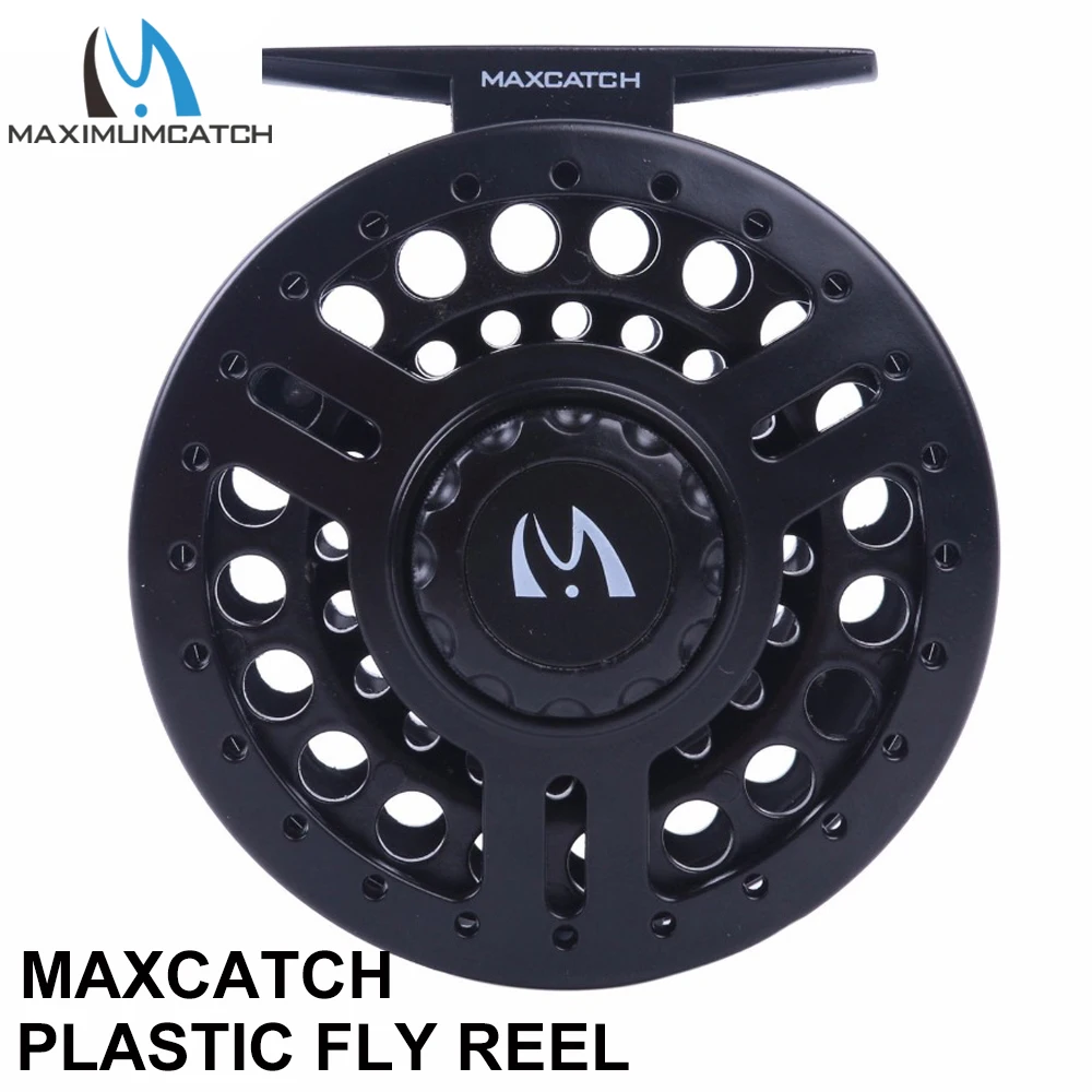Maximumcatch 5/6/7/8WT Fly катушка черный высокой плотности пластиковый дисковый тормоз