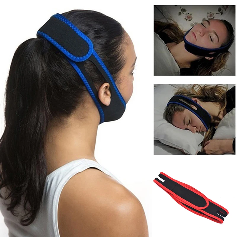 Устройство против храпа остановить храп апноэ пояс для подбородка поддержка