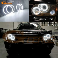 for land rover range rover vogue l322 sport hse l320 xenon headlight ultra bright smd led angel eyes halo rings kit day light