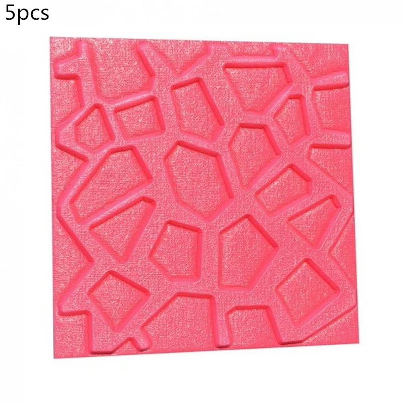 5pcs red 3D самоклеющиеся обои панель на стену, вокруг телевизора, над диваном фон Настенный декор 30x30 см водонепроницаемый ПЭ пена кирпичи стены пилинг и палка - Цвет: 5pcs red