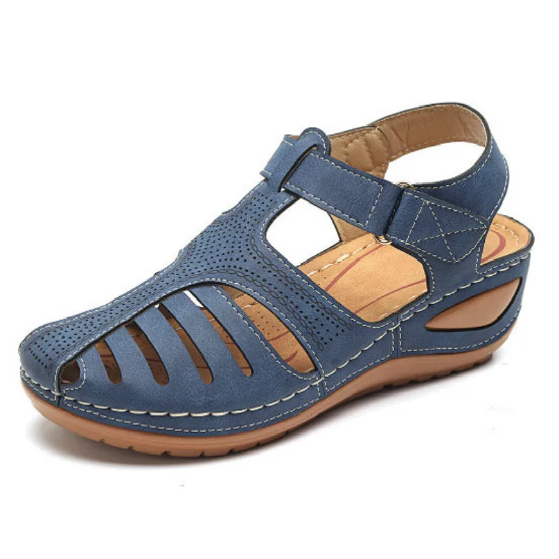 Summer Style Women's Beach Sandals Round Head Slope Heel Comfortable Lightweight Women Casual Shoes Sandalias Mujer |