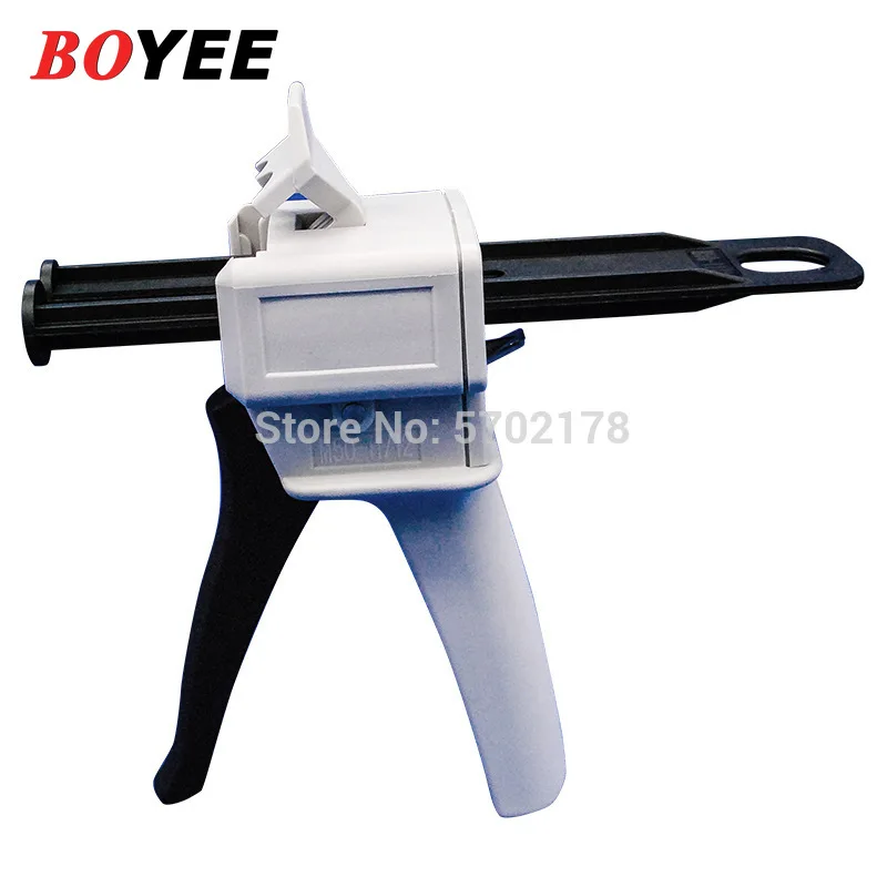 

Dental Impression Mixing Dispensing Gun Universal Dispenser Gun 1:1 /1:2 Silicon Rubber Dispenser Gun 10:1 50ml ab glue gun